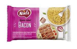 Instantâneo Lámen Ninfa sabor Bacon 70g