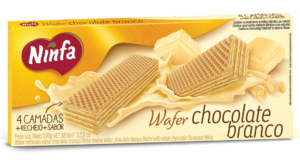 Wafer Chocolate Branco 100g