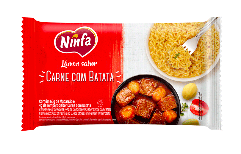 Instantaneo Lamen Ninfa Carne com Batata