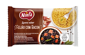 Instantâneo Ninfa Feijão com Bacon 70g